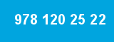 978 120 25 22 978 120 25 22